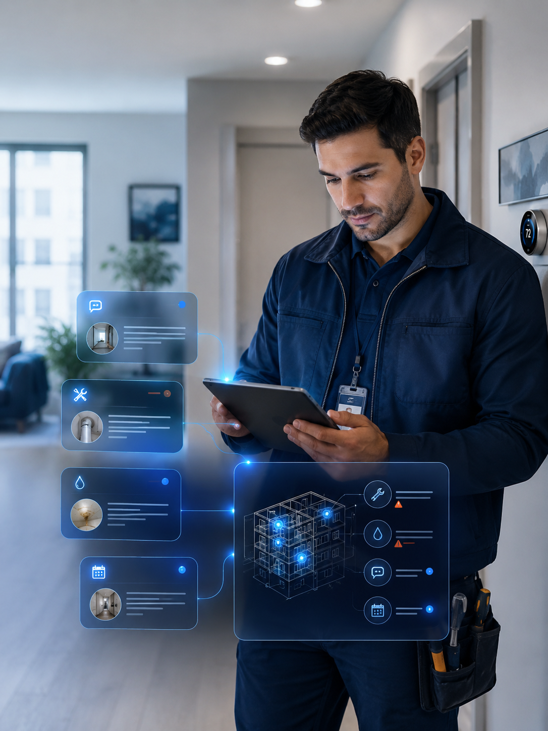 MaintenanceDesk AI service artwork